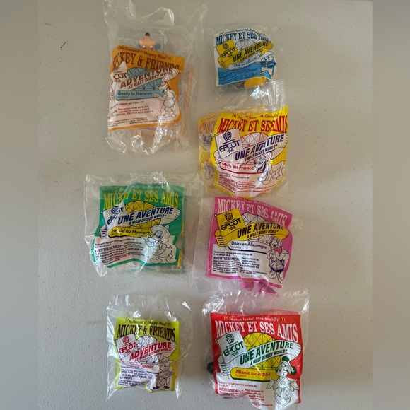 Disney McDonald’s Epcot Adventure at Disney World Figures - Picture 1 of 6